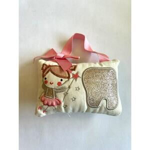 Qunclay Tooth Fairy Pillow with Pocket NEW